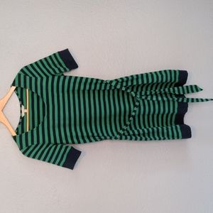 Banana Republic Short Sleeve Striped Dress, Womens S